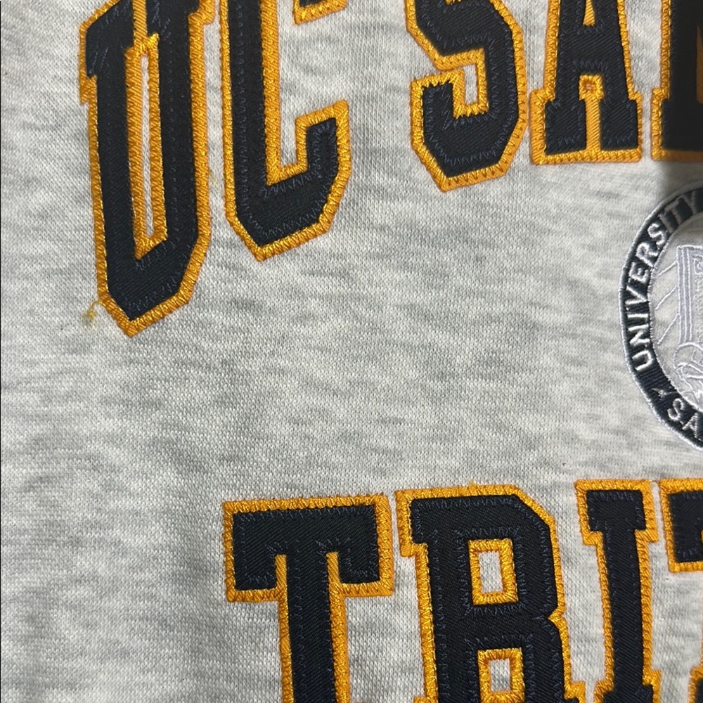 UC San Diego Tritons Blue 84 Gray Crewneck Sweatshirt Size Large New With Tags - Picture 4 of 11